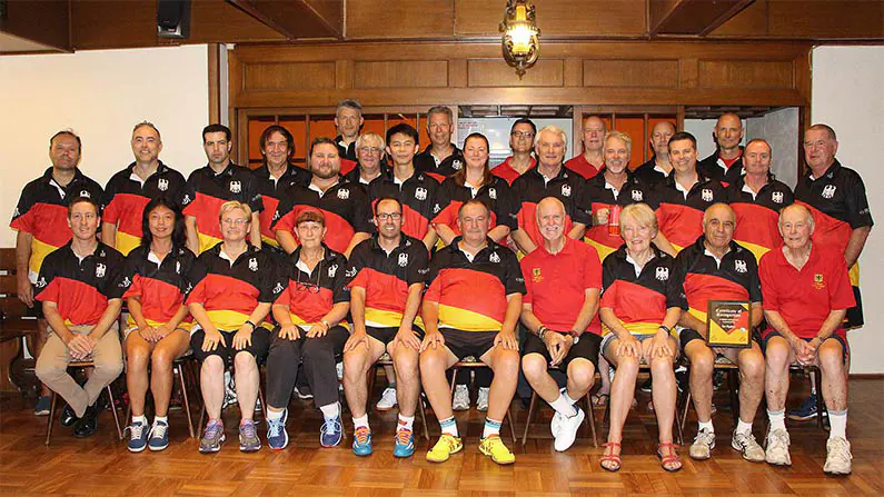 German Table Tennis Club members photo 2018